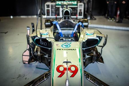 Jorge Lorenzo - Mercedes AMG W05 - Formel 1 Testrun - Silverstone - 5. Oktober 2016