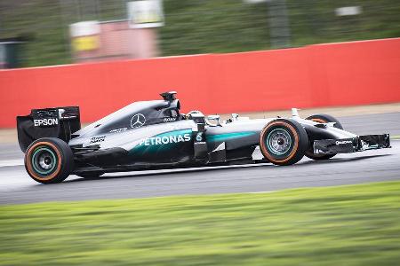 Jorge Lorenzo - Mercedes AMG W05 - Formel 1 Testrun - Silverstone - 5. Oktober 2016