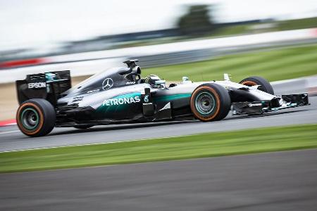 Jorge Lorenzo - Mercedes AMG W05 - Formel 1 Testrun - Silverstone - 5. Oktober 2016