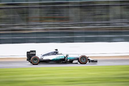 Jorge Lorenzo - Mercedes AMG W05 - Formel 1 Testrun - Silverstone - 5. Oktober 2016