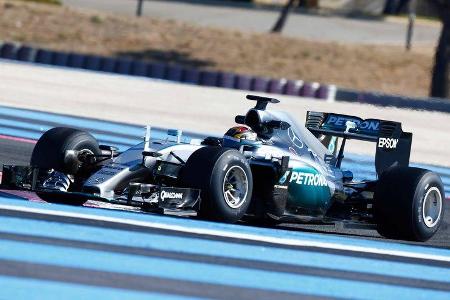 Mercedes - Pirelli 2017 Reifen-Test - Paul Ricard - 2016