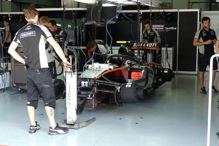 Sergio Perez - Force India - Formel 1 - GP Malaysia - Freitag - 30.9.2016