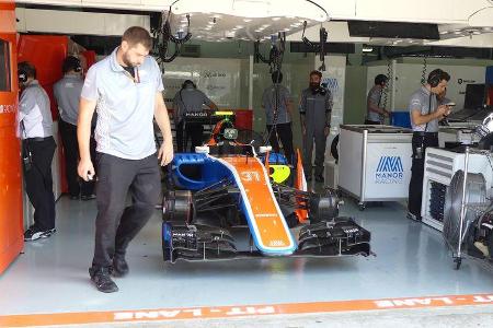Manor - Formel 1 - GP Malaysia - Freitag - 30.9.2016