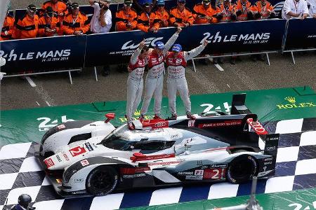 Impressionen - 24h-Rennen - Le Mans 2014 - Lotterer - Tréluyer - Fässler - Audi R18 etron quattro