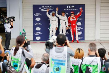 Rosberg - Hamilton - Rikknen - Formel 1 - GP Japan - Suzuka - Qualifying - Samstag - 8.10.2016