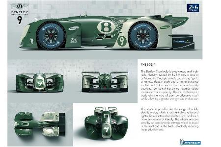 Bentley 9 Plus Michelin Battery Slick - Le Mans 2030 - Michelin Challenge Design - Motorsport