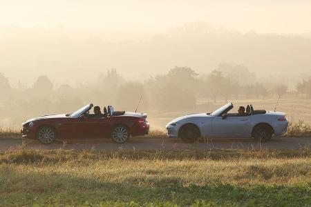 Fiat 124 Spider 1.4 Turbo, Mazda MX-5 G 131, Impression