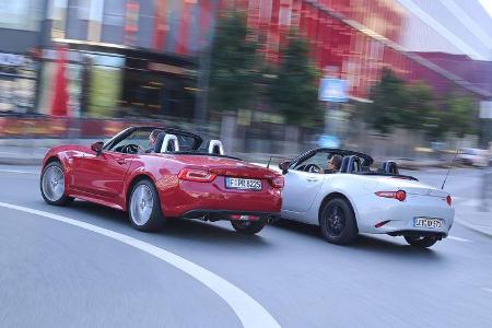 Fiat 124 Spider 1.4 Turbo, Mazda MX-5 G 131, Impression