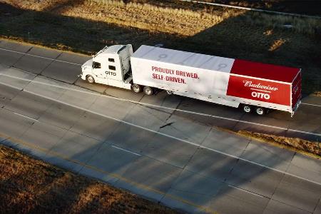 Autonomer Otto Truck Uber Volvo VNL 780 Budweiser
