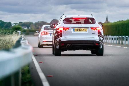 Jaguar Land Rover UK Autodrive autonomes Fahren