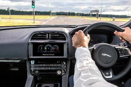 Jaguar Land Rover UK Autodrive autonomes Fahren