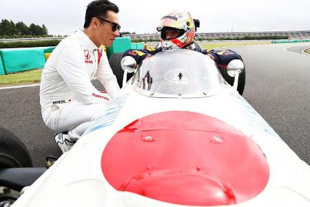 Max Verstappen & Takuma Sato - Honda RA272 - Motegi - 2019