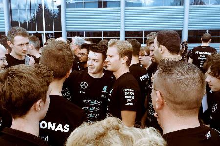 Mercedes - Titel-Party 2016 - Brixworth & Brackley