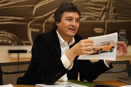 Bis Ende Juni 2015 leitete Giorgetto Filius Fabrizio Giugiaro die Firma Italdesign. Vater und Sohn sind sich einig: Der VW G...