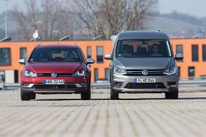 VW Golf Alltrack 2.0 TDI vs. Caddy Alltrack 2.0 TDI