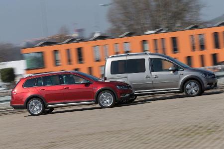 Golf Alltrack 2.0 TDI, Caddy Alltrack 2.0 TDI, Seitenansicht