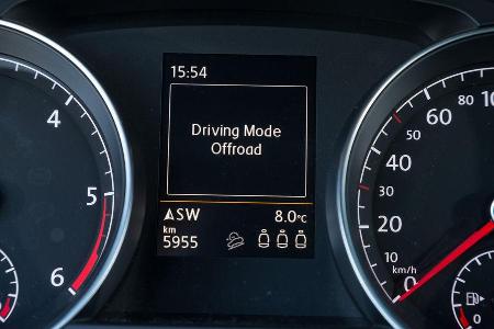 Golf Alltrack 2.0 TDI, Anzeige