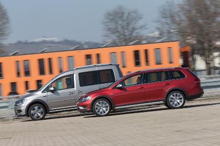 Golf Alltrack 2.0 TDI, Caddy Alltrack 2.0 TDI, Seitenansicht