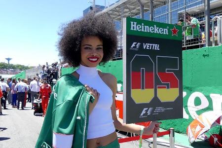 Formel 1 - Grid Girls - GP Brasilien 2017