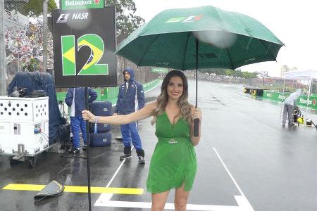 Grid Girls - GP Brasilien 2016 - Interlagos - Formel 1