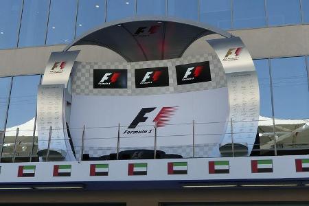 Podium - Formel 1 - GP Abu Dhabi - 24. November 2016