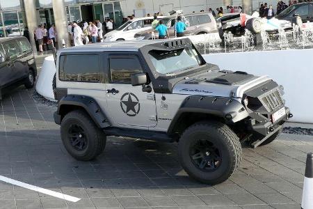 Jeep Wrangler Sahara - Carspotting - GP Abu Dhabi 2016