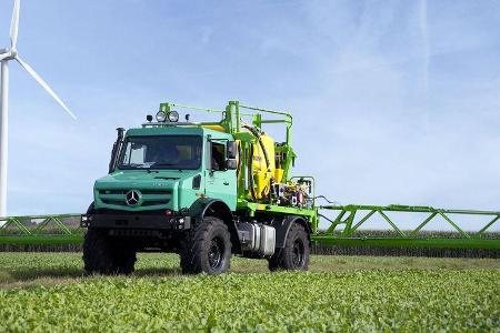 Mercedes-Benz Unimog hochgeländegängig Euro VI U 4023/U 5023 im Agrareinsatz