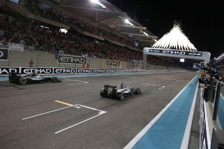 Hamilton & Rosberg - GP Abu Dhabi 2016
