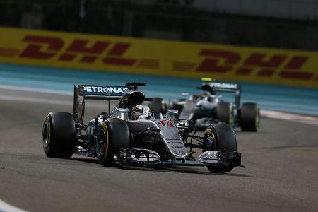 Hamilton & Rosberg - GP Abu Dhabi 2016