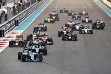 Start - GP Abu Dhabi 2016