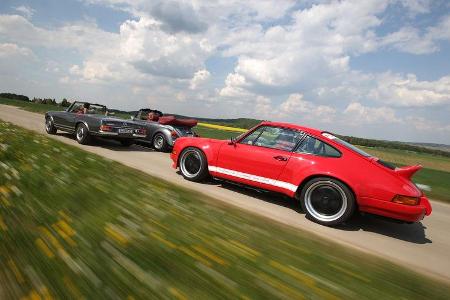 Mechatronik-Mercedes SL, Memminger-VW Käfer, K & F-Porsche 911