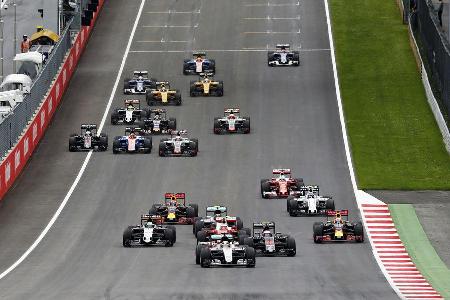 Start - Formel 1 - GP sterreich 2016