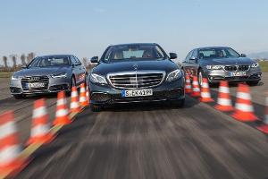 E-Klasse gegen Audi A6 und 5er BMW