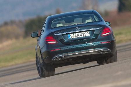 Mercedes E 220 d, Heckansicht