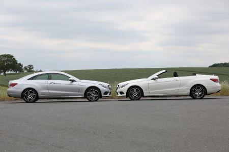 Mercedes E 400, Coupé, Cabrio, Vergleich Mercedes E 400, Coupé, Cabrio, Vergleich
