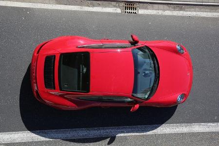 Porsche 911 Carrera GTS, Draufsicht