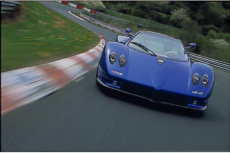 Platz 25: Der Pagani Zonda S benötigte in einem Supertest aus dem Jahr 2002 für 0-200-0 km/h 15,9 Sekunden.
