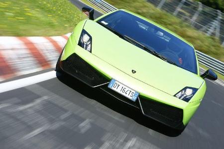 Lamborghini Gallardo LP 570-4 Superleggera, Frontansicht, Teststrecke