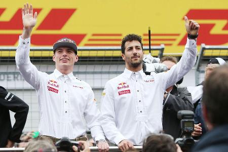 Max Verstappen - Daniel Ricciardo - Formel 1 - GP sterreich - 3. Juli 2016