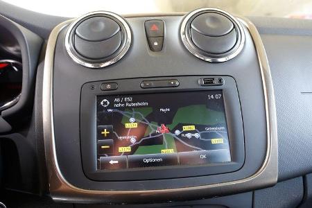 Dacia Sandero TCe 90, Infotainment, Bildschirm