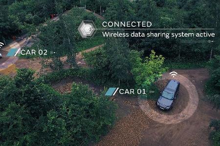 Land Rover autonomes Fahren im Gelnde