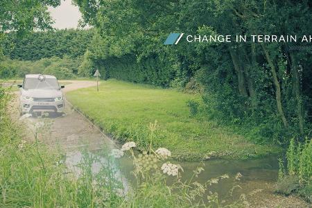 Land Rover autonomes Fahren im Gelnde