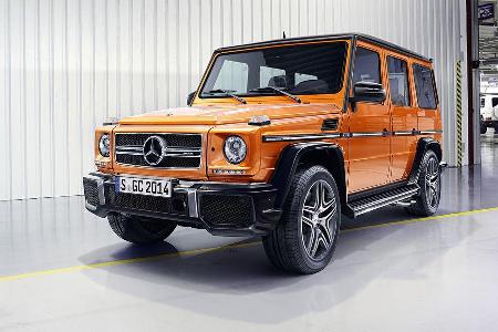 Mercedes G-Klasse Modelljahr 2015 Facelift