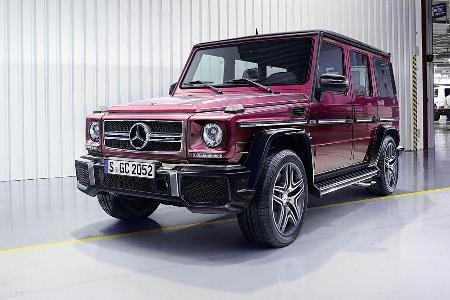 Mercedes G-Klasse Modelljahr 2015 Facelift