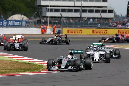 Lewis Hamilton - Mercedes - GP England - Silverstone - Rennen - Sonntag - 5.7.2015