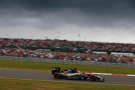 Nico Hlkenberg - Force India - GP England - Silverstone - Rennen - Sonntag - 5.7.2015