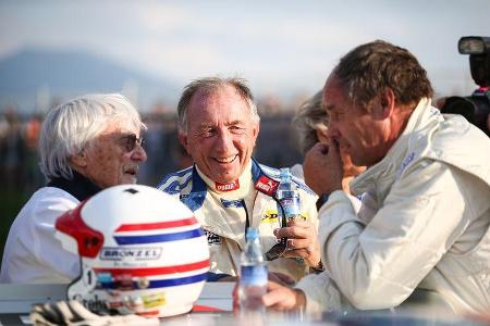 Bernie Ecclestone, Harald Grohs & Gerhard Berger - Legenden-Parade - GP Österreich 2018