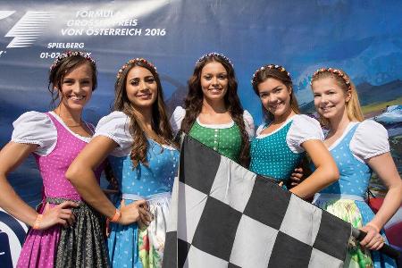 Formel 1-Girls - GP sterreich 2016