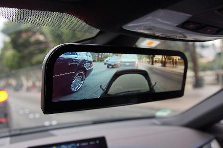 BMW CES 2016 Rckspiegel Kamera i8