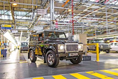Land Rover Defender, England, Abschiedfahrt, Impression